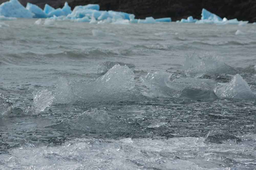 35 - Chile - parque nacional Torres del Paine, lago Grey, hielo